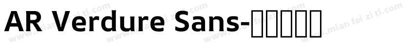 AR Verdure Sans字体转换